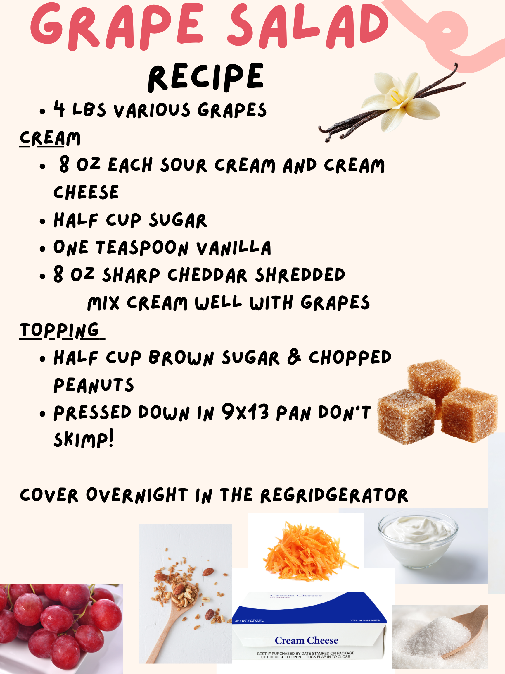 FABULOUS GRAPE SALAD