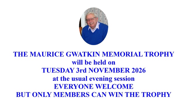 MAURICE GWATKIN MEMORIAL TROPHY