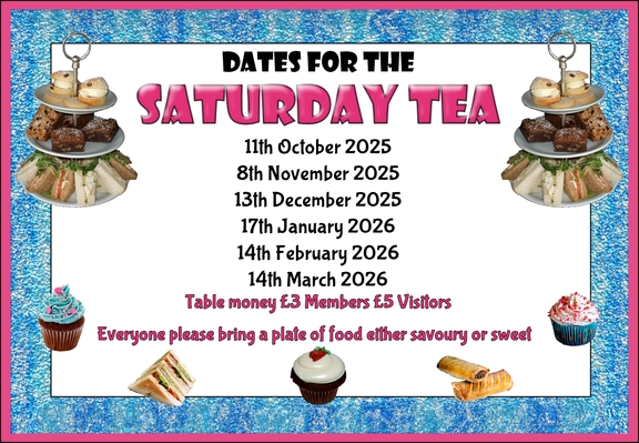 SATURDAY TEA  DATES