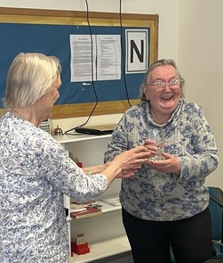 Congratulations Linda on promotion to Scottish Master