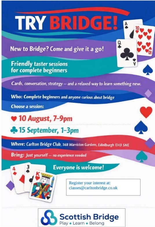 Try Bridge at the Carlton