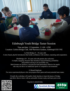 Edinburgh Youth Bridge Event at CBC