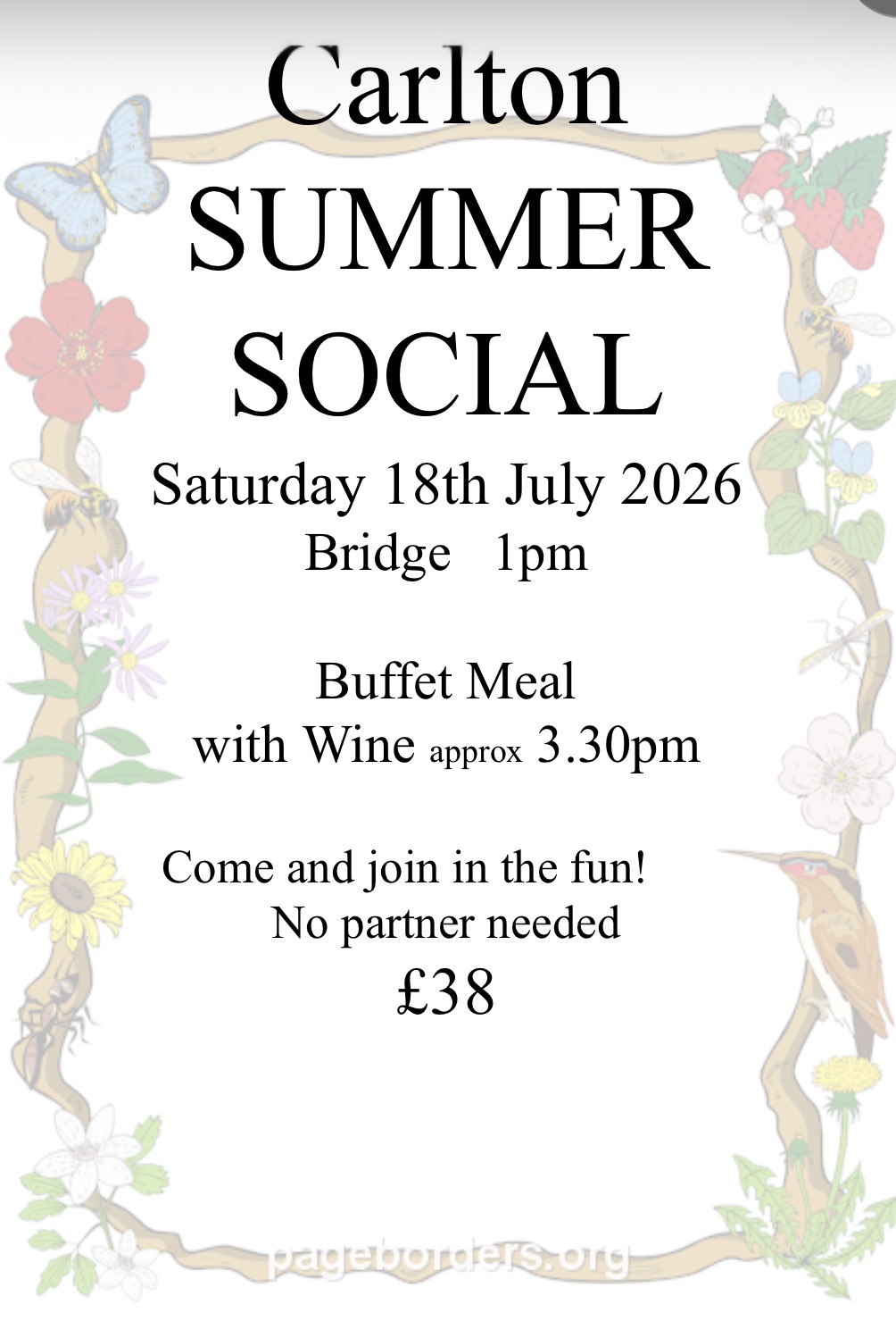 Summer Bridge Social