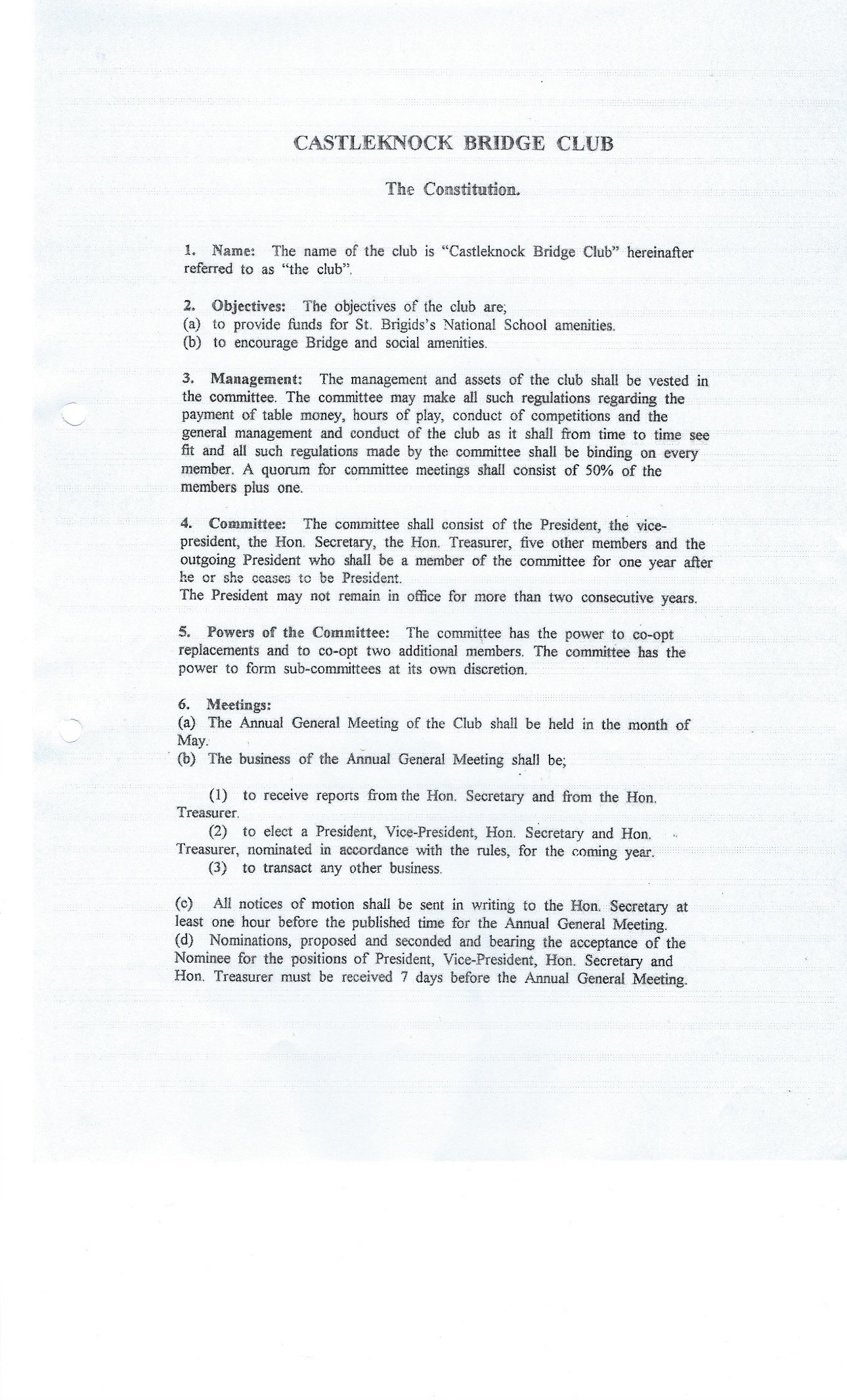CBC Constitution 1990