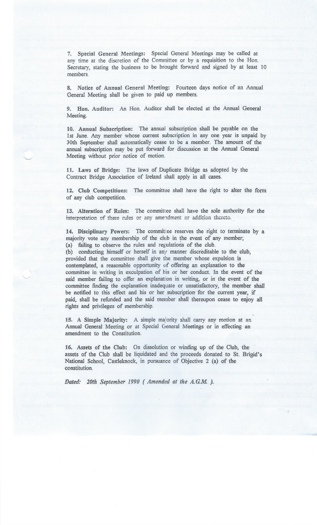 CBC Constitution 1990 Page 2