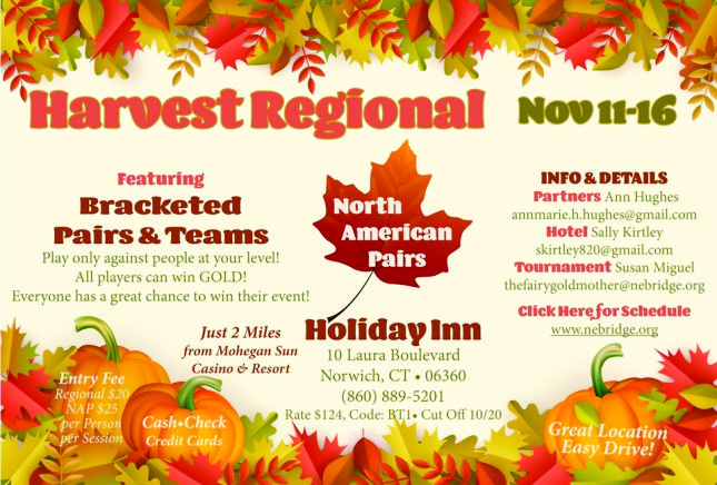 Upcoming Regional and Nearby National Events