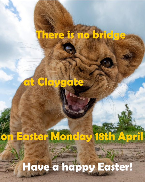 No Bridge on Easter Monday
