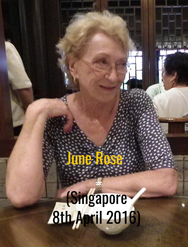 June Rose died on Saturday, 22nd June 2018