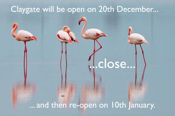 Claygate will re-open on 10th January..