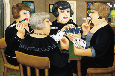The Bridge Party, by Beryl Cook