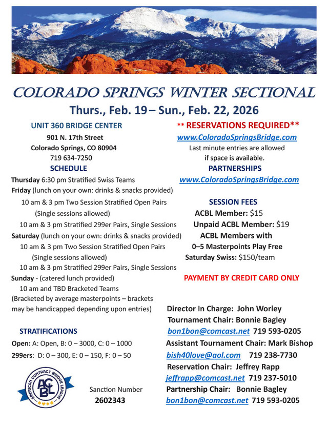 February Sectional Tournament