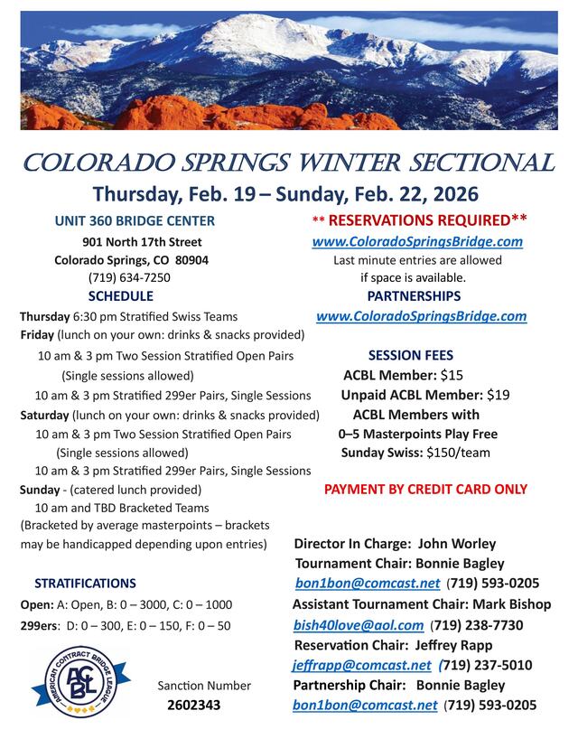 February Sectional Tournament