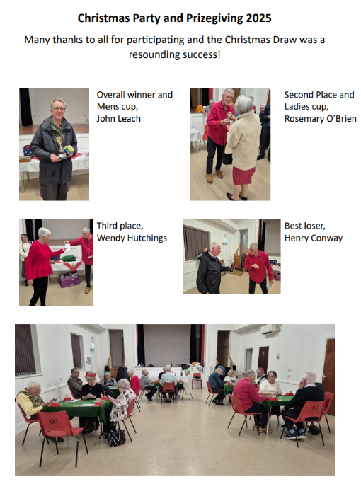 Christmas Party and Prizegiving