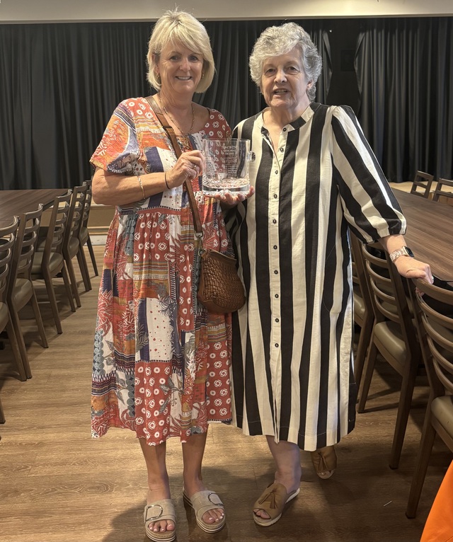 Congratulations to the winners of the Tom Skene Memorial Trophy- Alayne Gouge and Bernadette Mossman