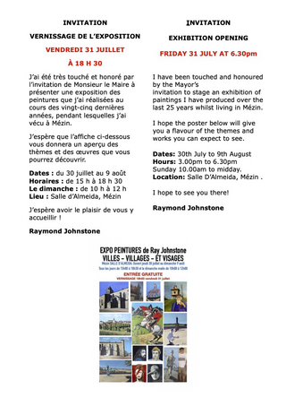 Invite to Expo in M�zin