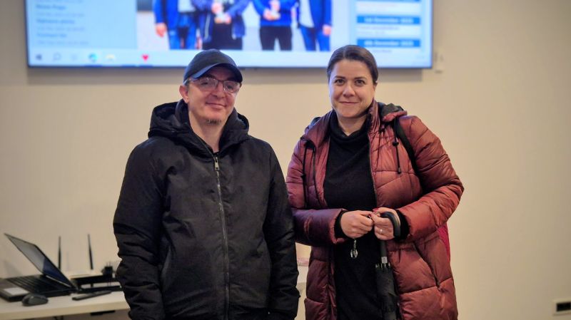 Frano Mozara i Iva Strnad - pobjednici parskog turnira u bridžu 27.11.2025.