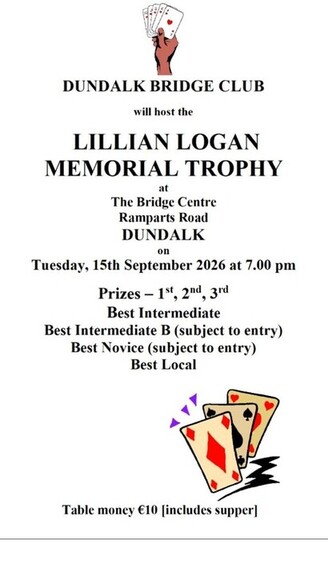 LILLIAN LOGAN MEMORIAL TROPHY 2026.