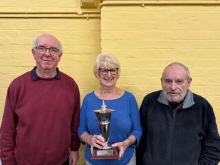 Judy Lomas Presenting winners of  this years Pym Berry Trophy