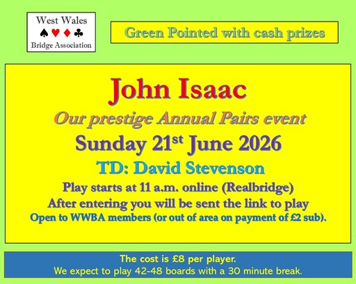 Green Pointed WWBA John Isaac Pairs