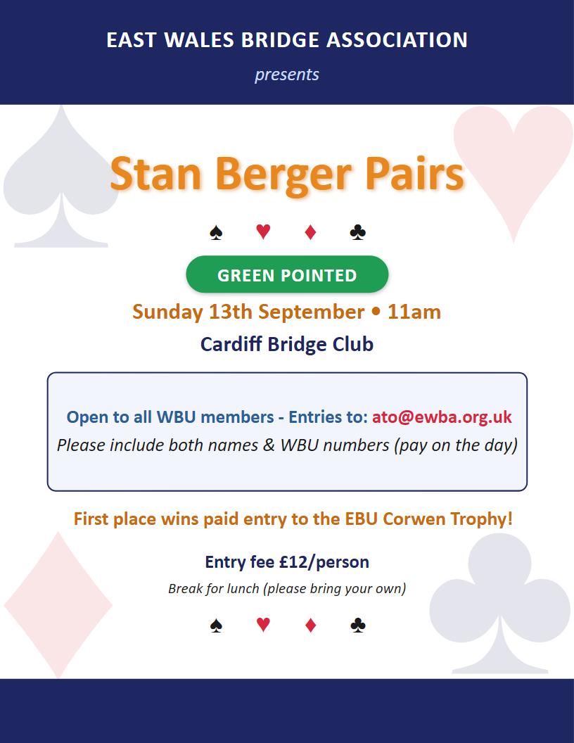 Stan Berger Pairs 2026