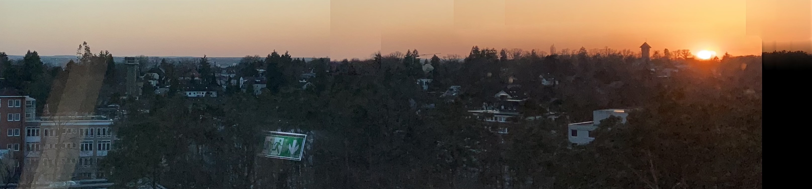 Die Aussicht von unserem Clubraum