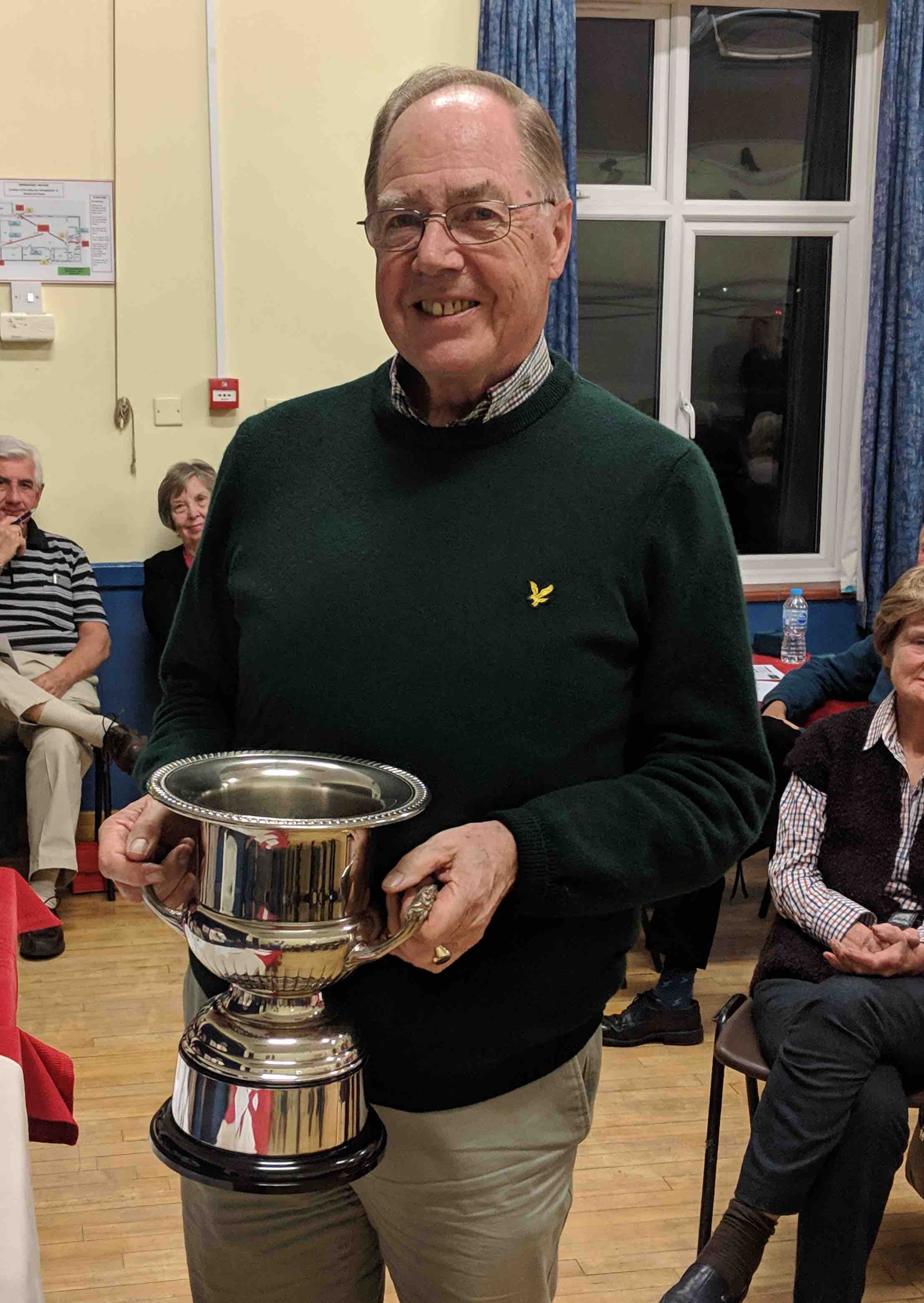 Presidents Cup Winner  Outstanding contribution to Finch Club 2019 - Eric Smith