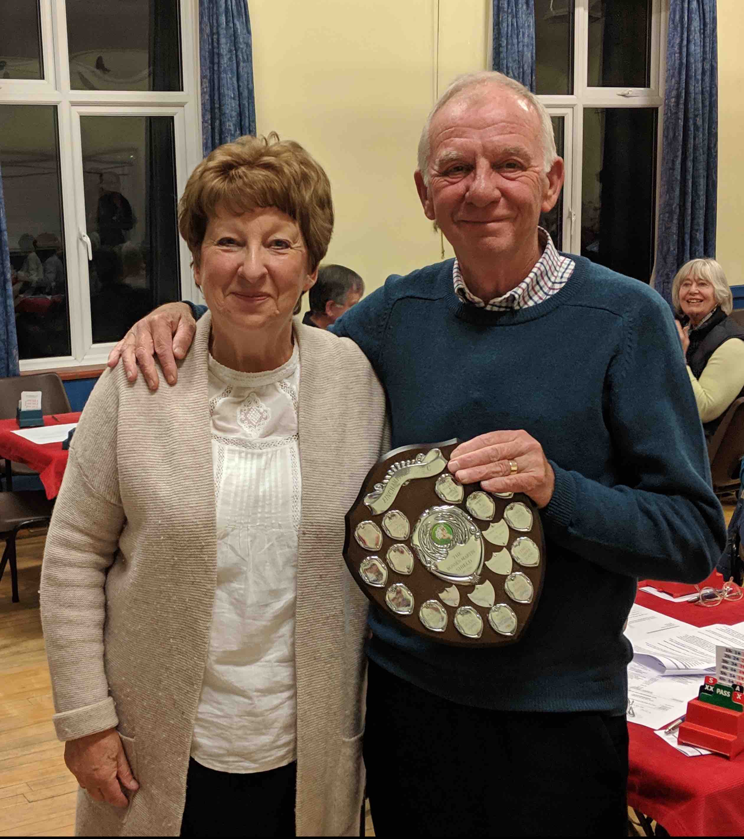 Bonson Martin Shield Handicap Pairs Winners 2019 - Jill & Geoff Guy