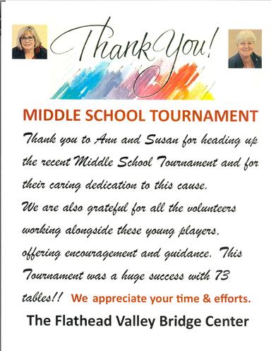 MIDDLE SCHOOL TOURNAMENT