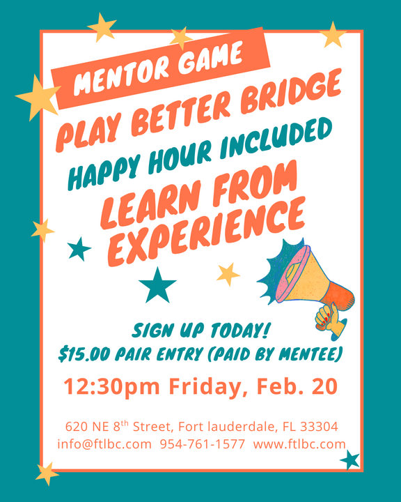 Next Mentor Game is January 23!!
