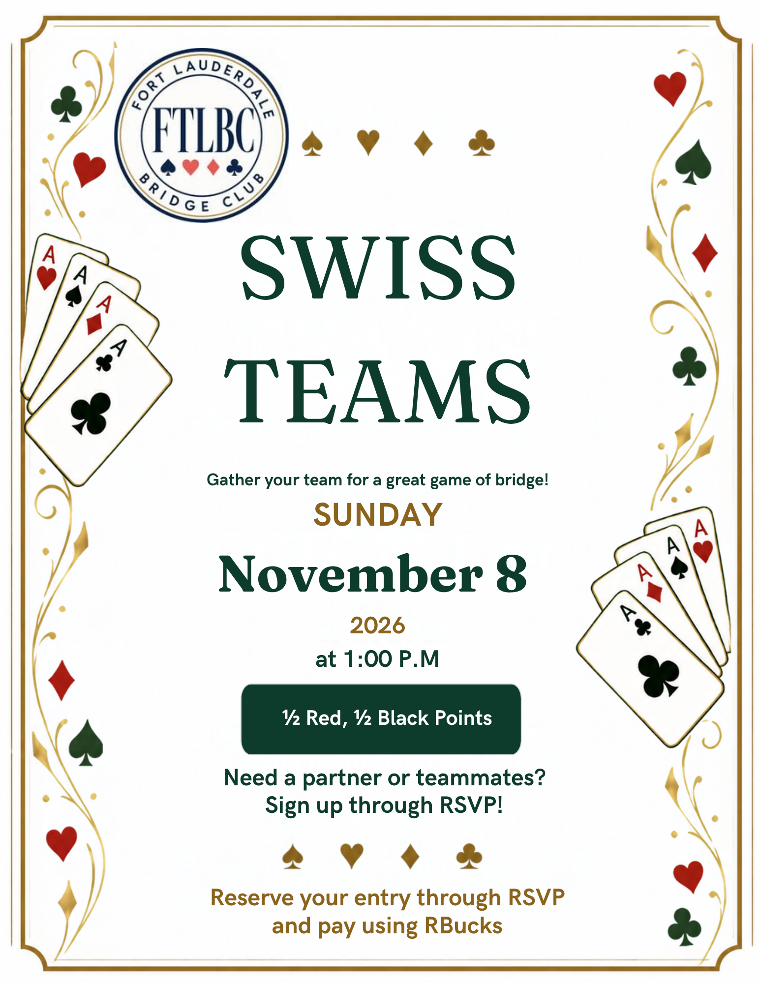 November Swiss Teams