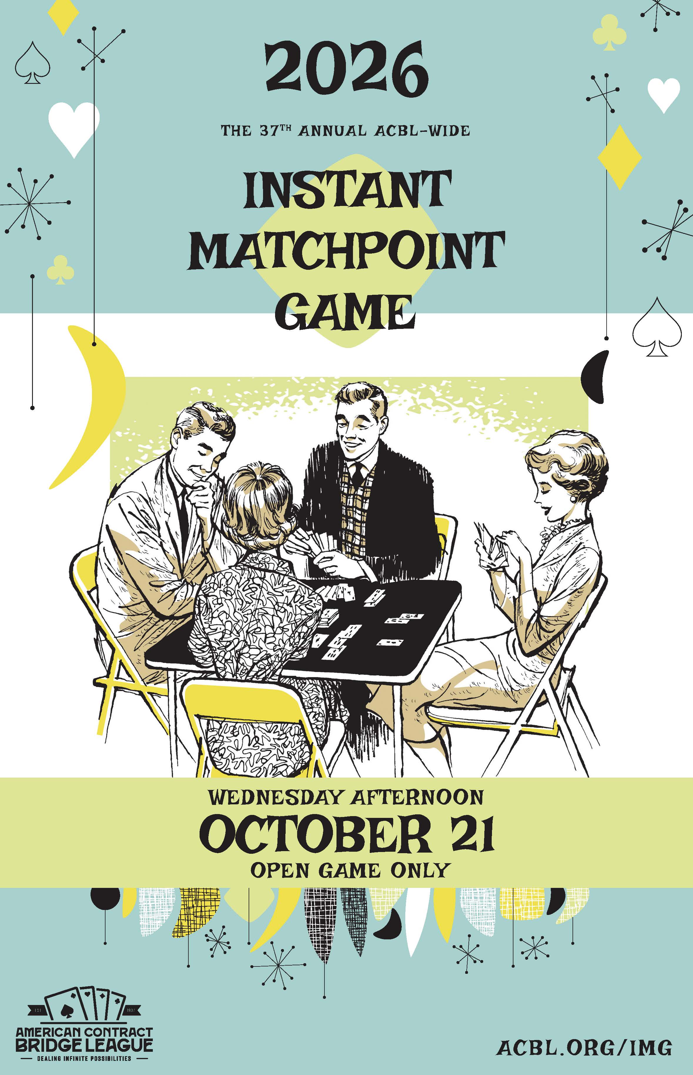Instant Matchpoint Game- Wednesday, October 21st