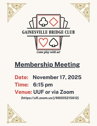 Fall Membership Meeting