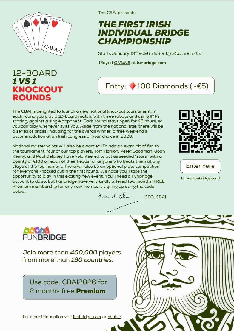 The first Irish Individual Bridge Championship