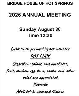 UPCOMING ANNUAL MEETING