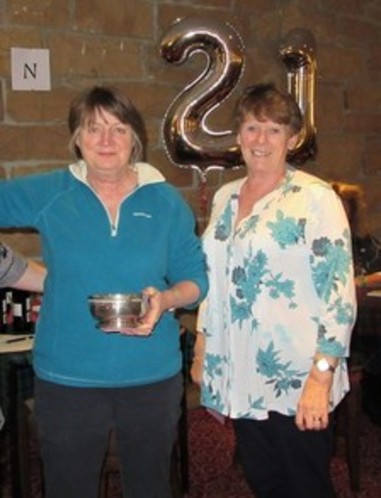 Consolation Pairs Winners - Ann MacLeod & Margaret MacCallum.