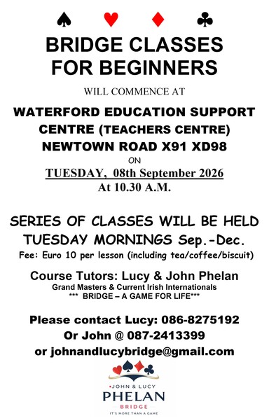 BEGINNER LESSONS - TUESDAY MORNINGS