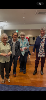 TEAMS OF FOUR SESSION 1 WINNERS  Ann,Bene (missing), Trish ,Fennella