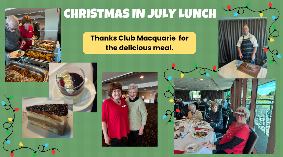 An enjoyable lunch for members