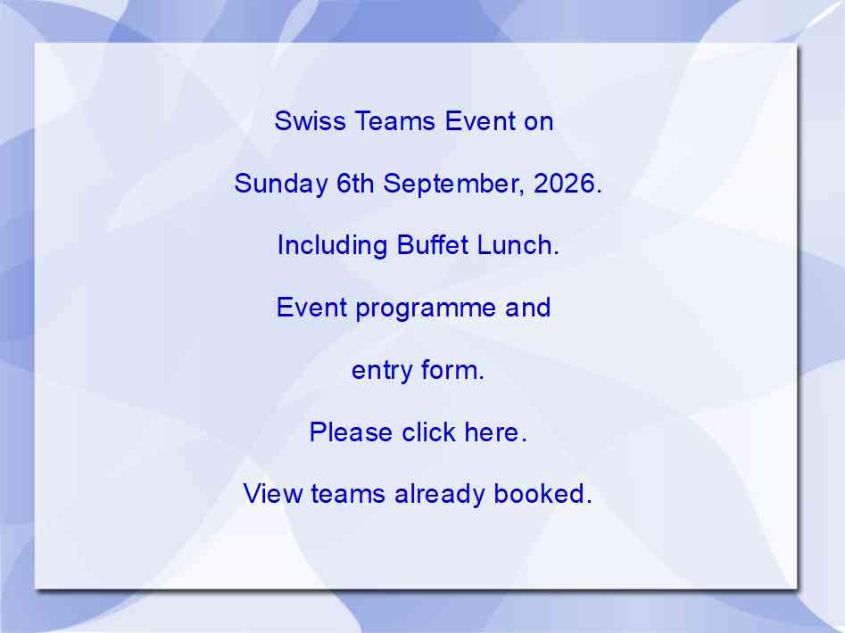 Swiss Teams Event