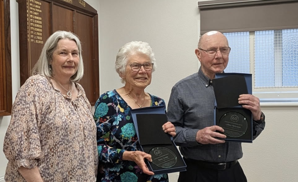 Sheila Service and Abbie Robertson receive Honorary Awards at AGM