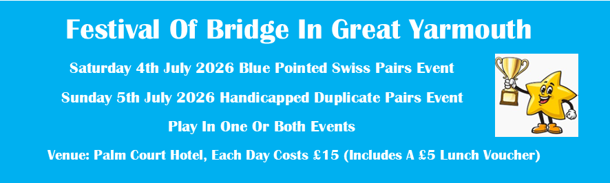 JOHN BARKER BRIDGE WEEKEND