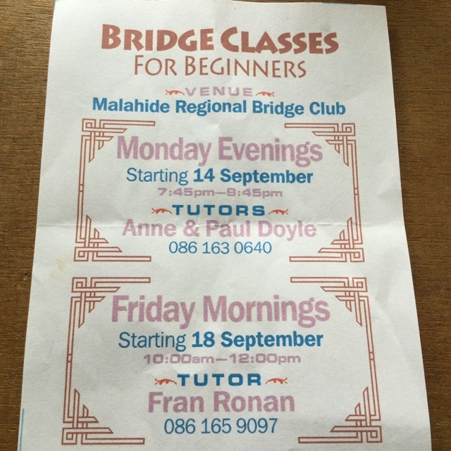 Beginner Bridge Classes