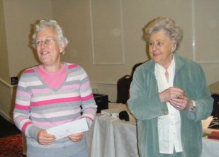 Championship Pairs B Final Winners - Pauline Serby & Eleanor Rice