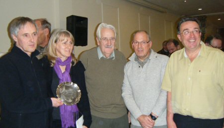 Swiss Teams Winners - Malcolm Green, Mike Lewis, Stan Powell, Andrea Powell