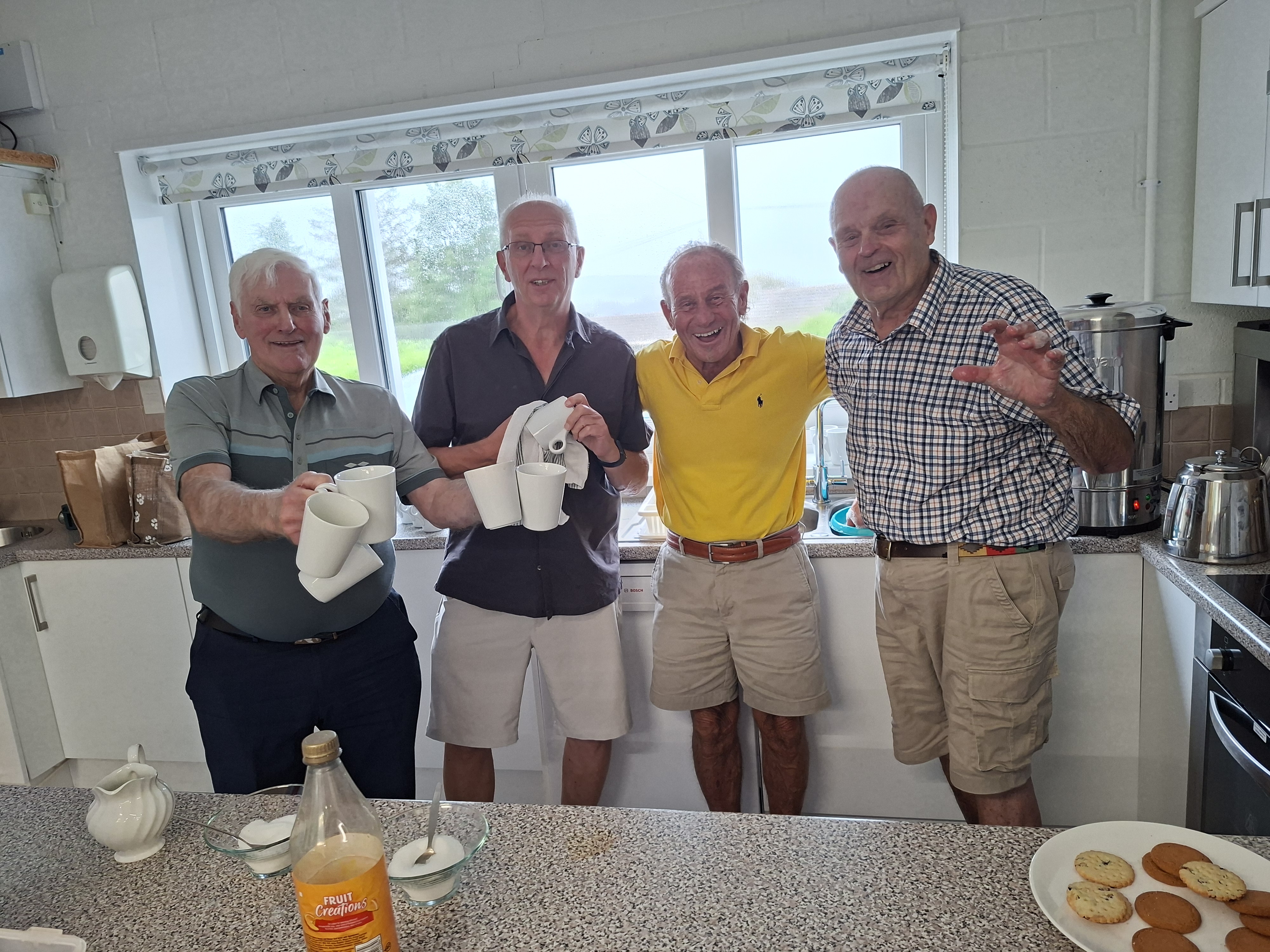 It's a miracle - the men found the kitchen