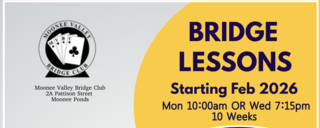 BRIDGE LESSONS - FEB 2026