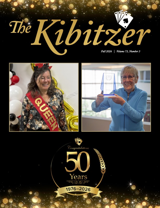 The Kibitzer, Ontario's Bridge Newsletter