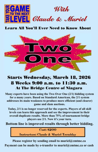 Learn 2 OVER 1 with Claude & Muriel