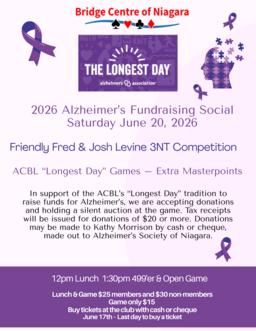 June 20, THE LONGEST DAY: Annual Alzheimer Fundraiser