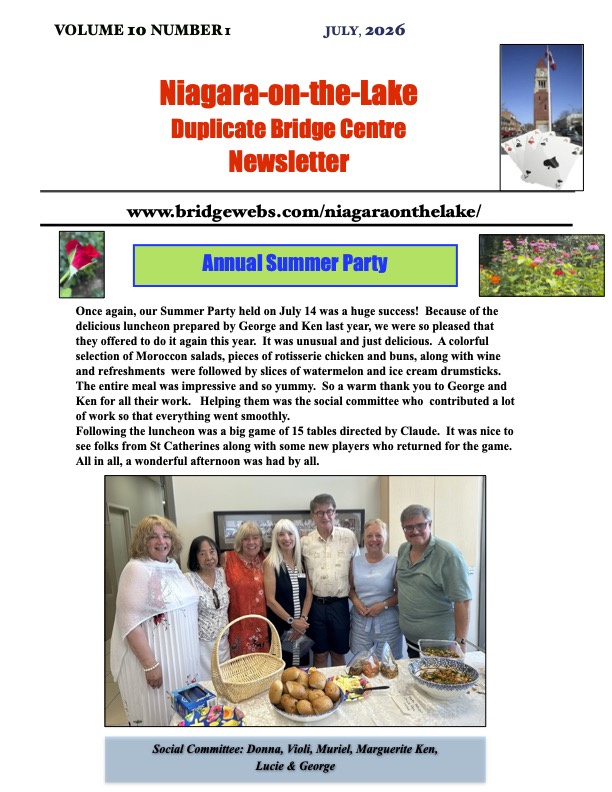 Summer Newsletter